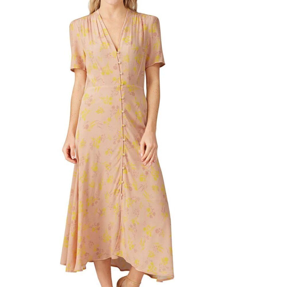 ASTR the Label Harmony  floral midi dress size small EUC